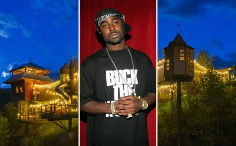 Exterior view of rapper Young Buck's former 5,393 sq ft house in Hendersonville, Tennessee