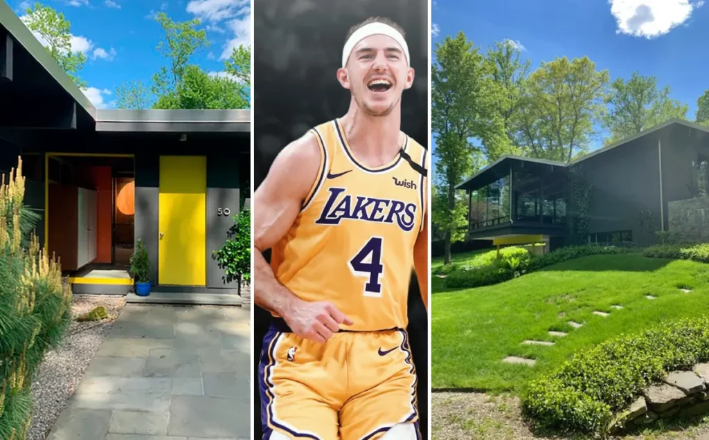 Exterior view of Alex Caruso's luxury mansion in Colts Neck, New Jersey