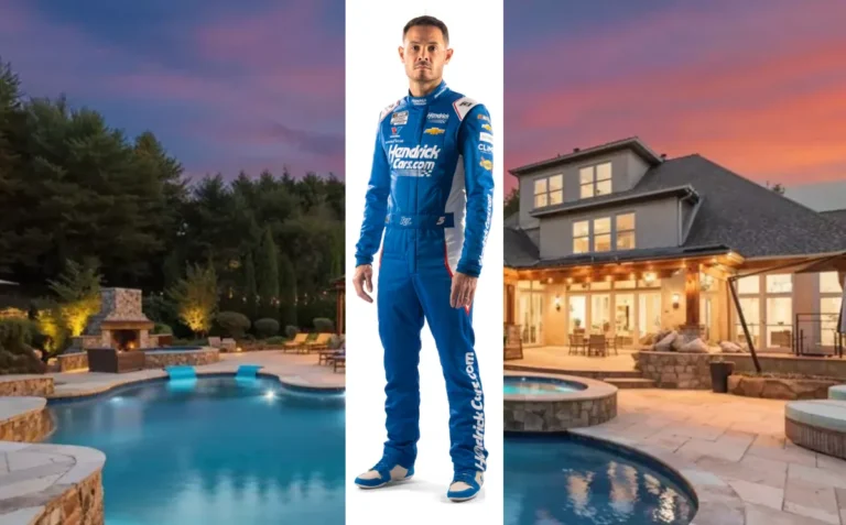Kyle Larson's house in Mooresville, North Carolina - exterior view of the NASCAR champion's North Carolina residence