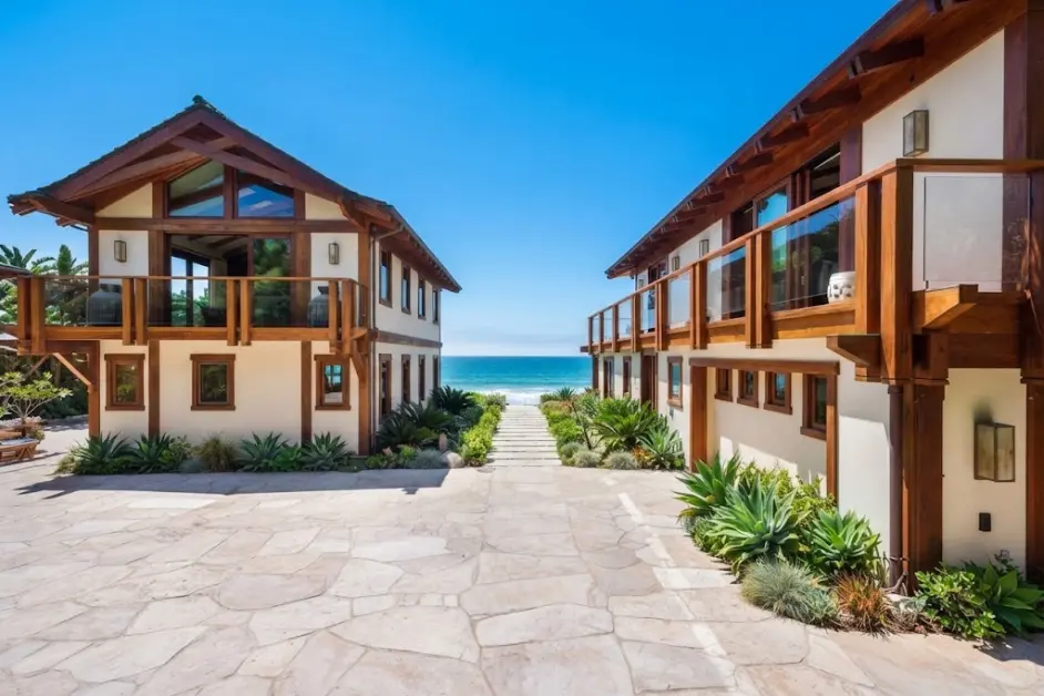 Pierce Brosnan's Thai-inspired oceanfront house in Malibu